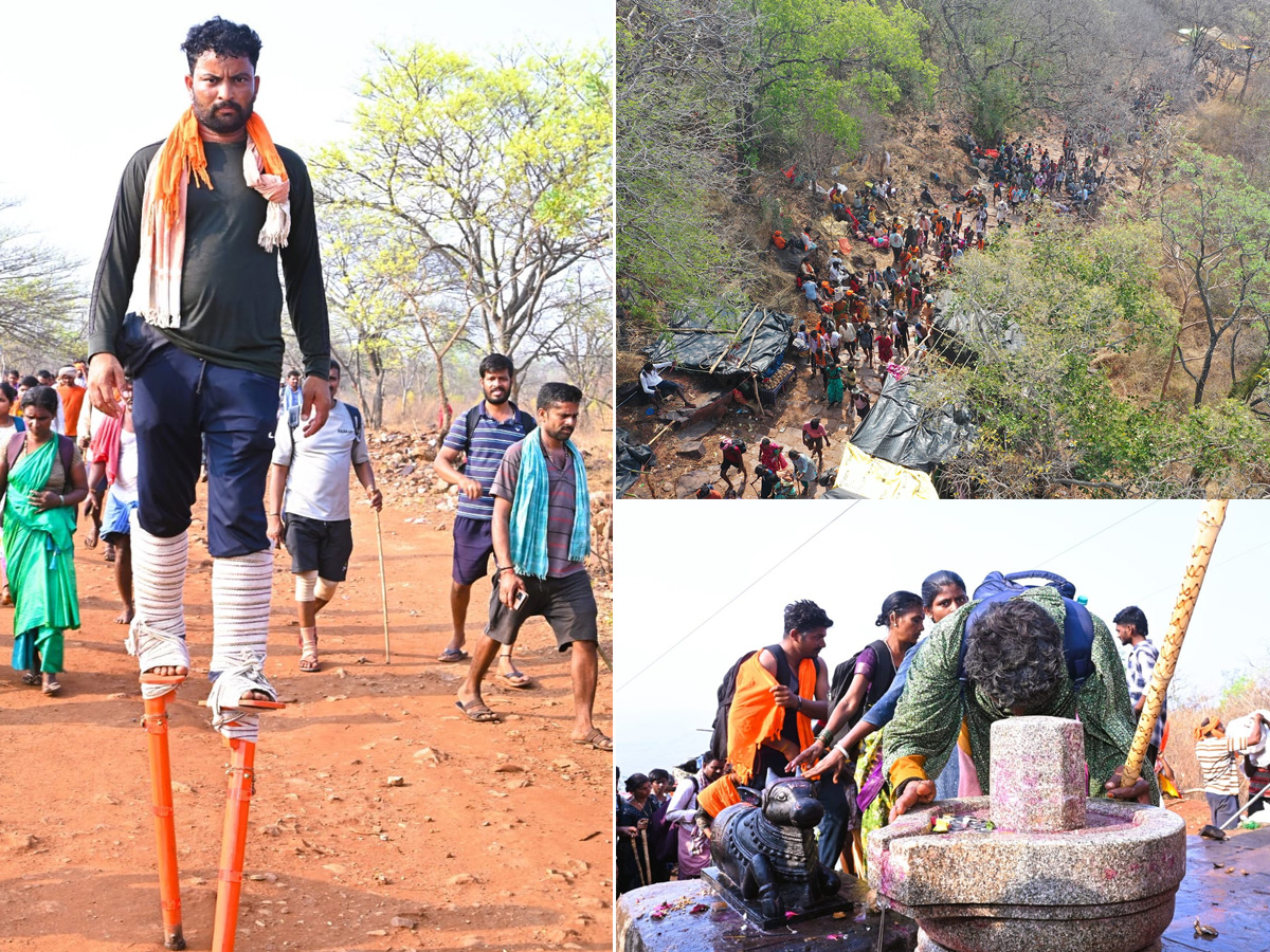 Srisailam: Thousands of devotees from Karnataka and Maharashtra1