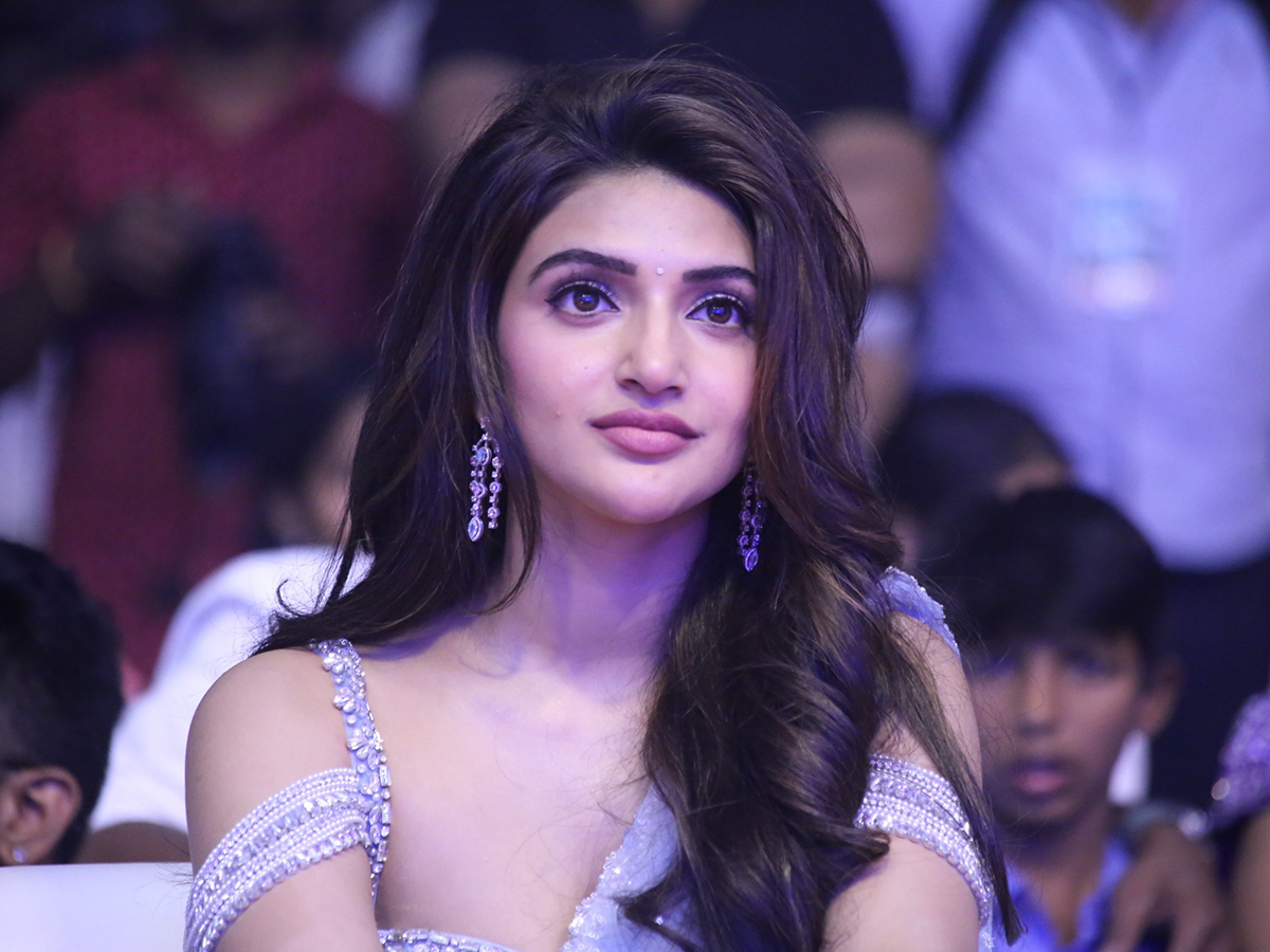 actress sreeleela at robinhood pre release event pics3