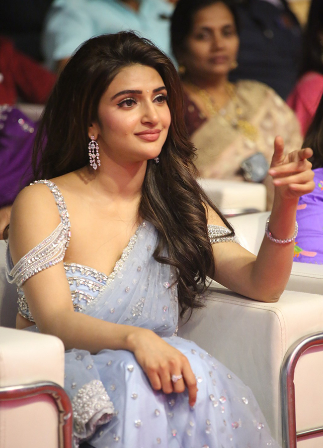 actress sreeleela at robinhood pre release event pics7