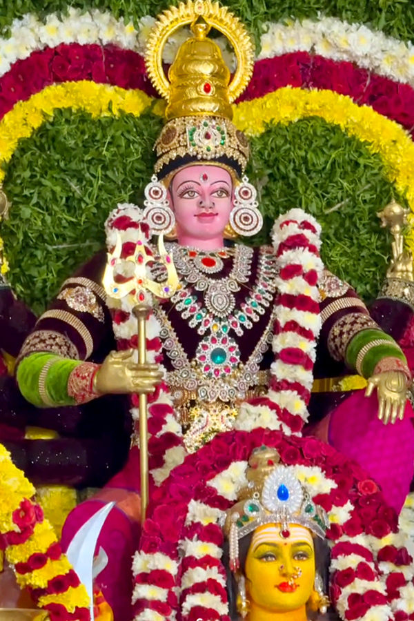 My Village Show Anil Geela Couple Perform Chandi Homam Pooja Photos3