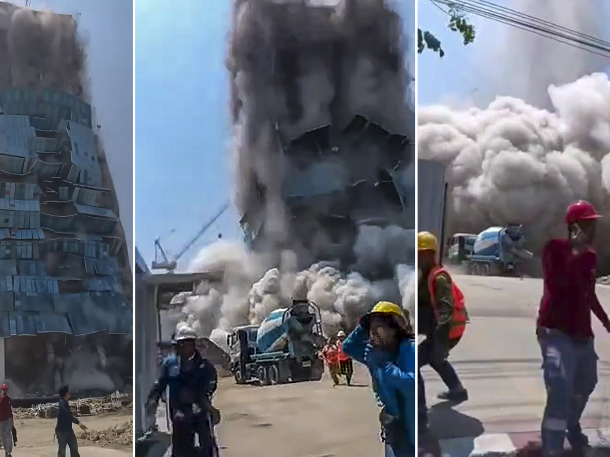 Powerful Earthquakes Hit Myanmar Photos2