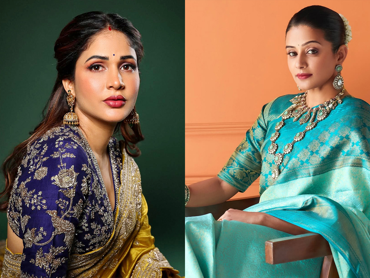 Celebrities Dressed up Beautifully in sarees for Ugadi celebrations Photos1