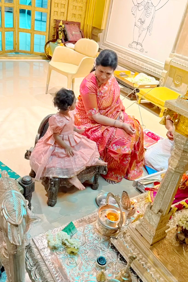 Ram Charans daughter Klin Kaara celebrates Ugadi with mom Upasana, grandma Surekha Photos4