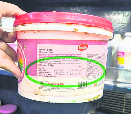 ● నాసిరకం ఆహార పదార్థాల విక్రయాలు ● గడువు తీరిన వాటిని 1