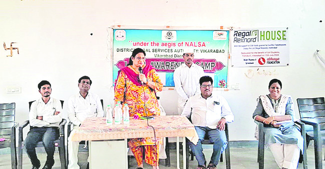 చట్టాలపై  అవగాహన ఉండాలి 
1