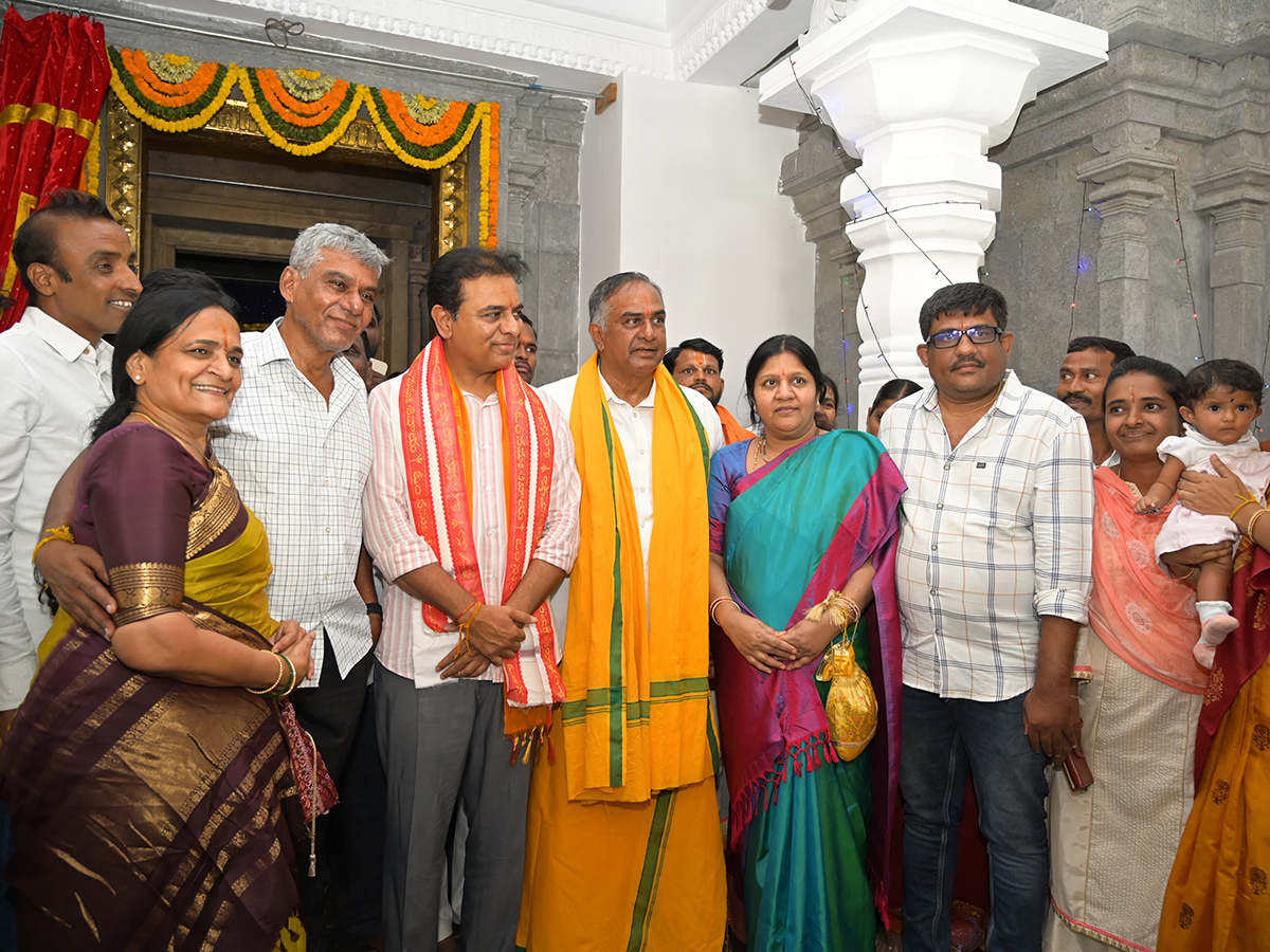 KTR participated in Hanuman Puja in Sircilla Photos13