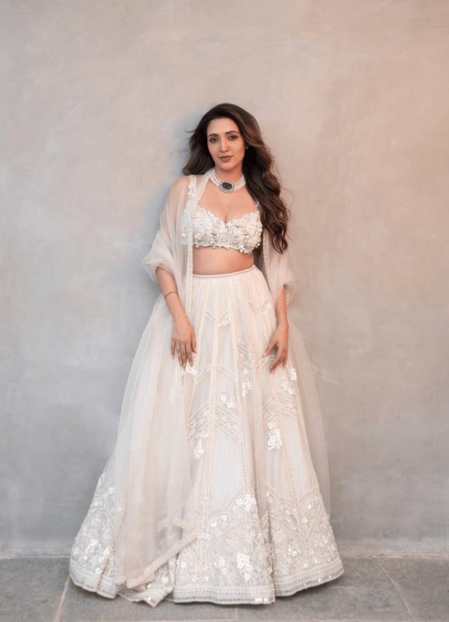 Actress Neha Shetty Mesmerizing Photos In White Gown3