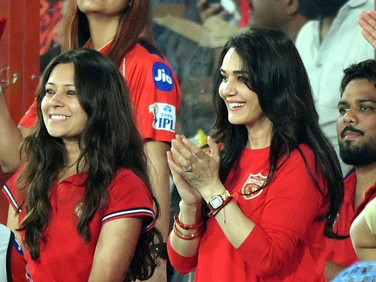 Celebrities In IPL Match at Hyderabad Uppal Cricket Stadium Photos4