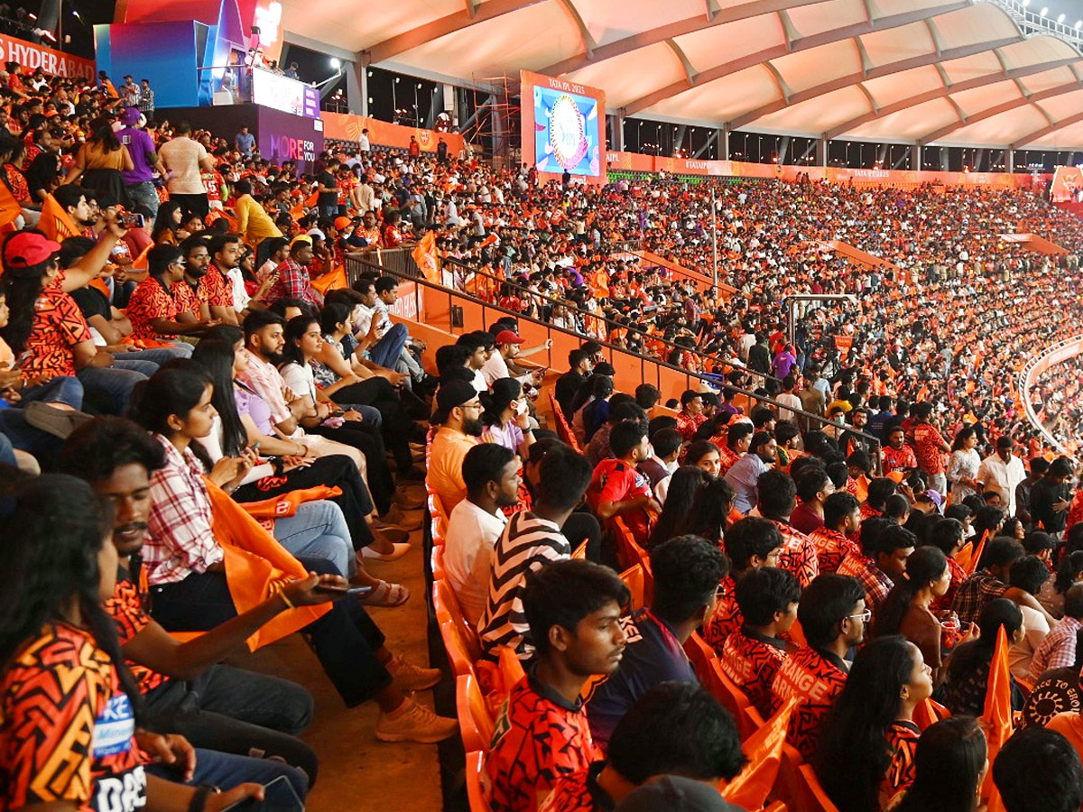 Celebrities In IPL Match at Hyderabad Uppal Cricket Stadium Photos8