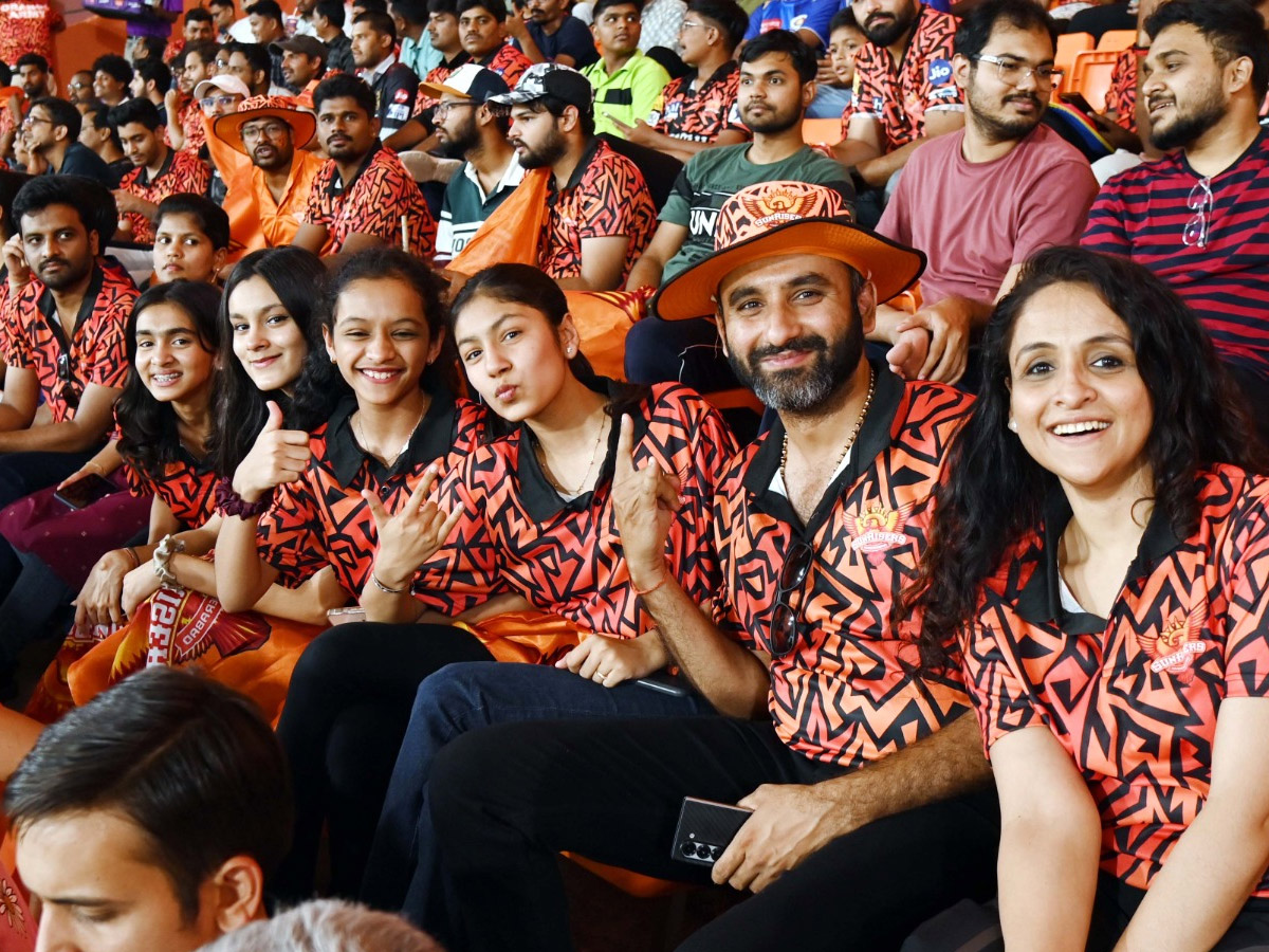 Celebrities In IPL Match at Hyderabad Uppal Cricket Stadium Photos9