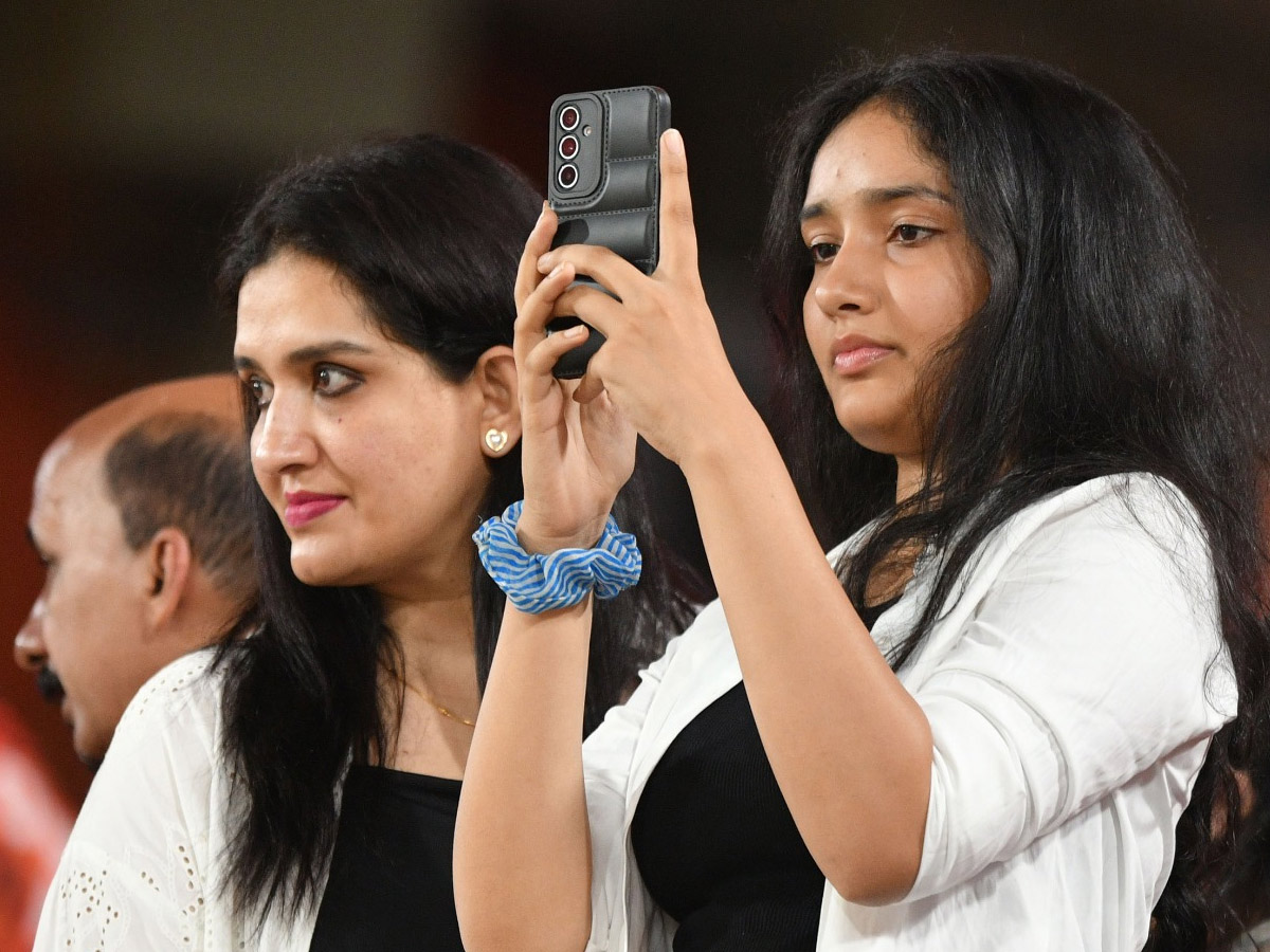 Celebrities In IPL Match at Hyderabad Uppal Cricket Stadium Photos26