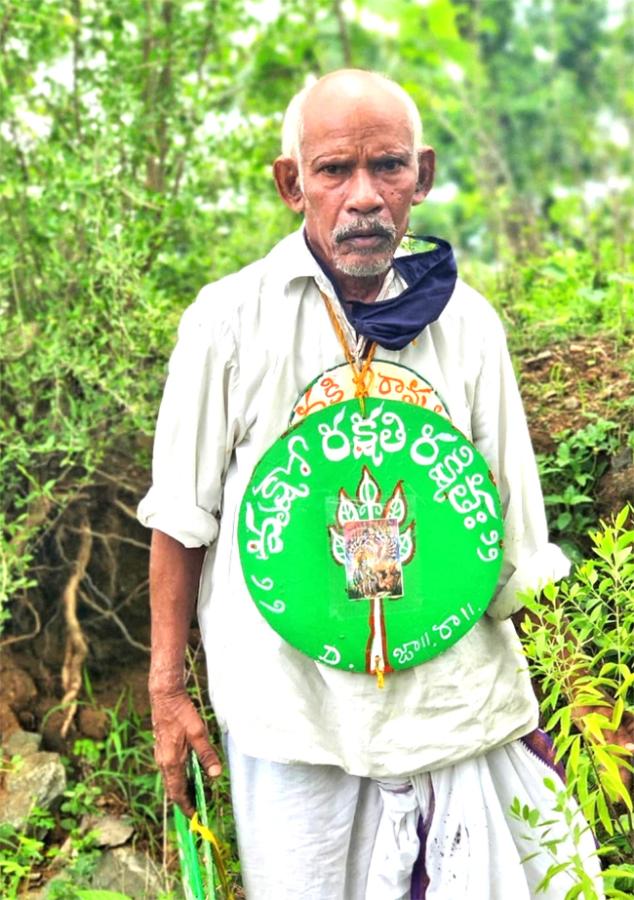 హరిత యాత్రలో అలసిన వనజీవి.. రామయ్య అరుదైన చిత్రాలు | vanajeevi ramaiah ...