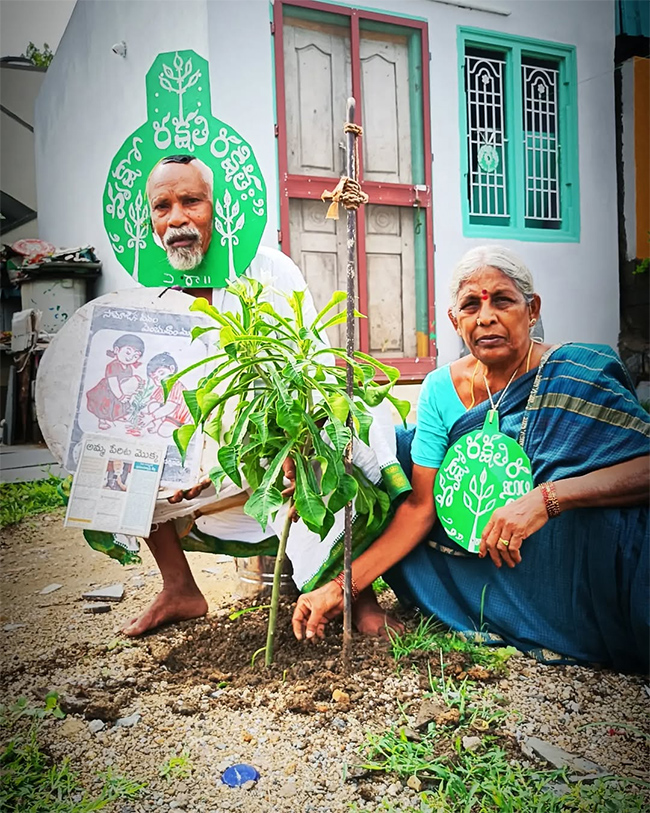 హరిత యాత్రలో అలసిన వనజీవి.. రామయ్య అరుదైన చిత్రాలు | vanajeevi ramaiah ...