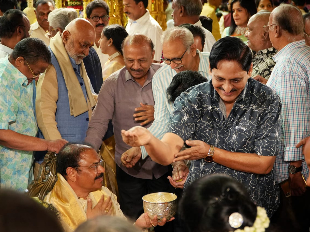 Financier Bangaru Babu Son Wedding Photos13