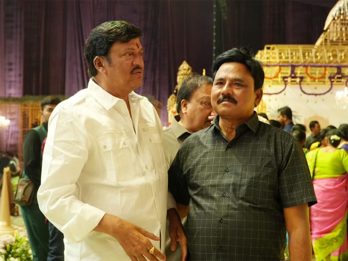 Financier Bangaru Babu Son Wedding Photos14