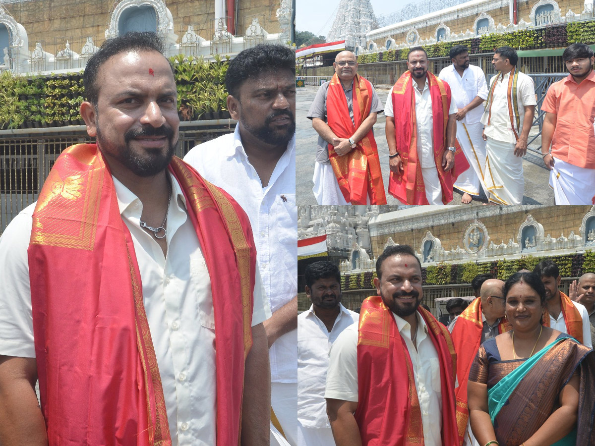 Team India Fielding Coach Dilip visited Tirumala Photos1