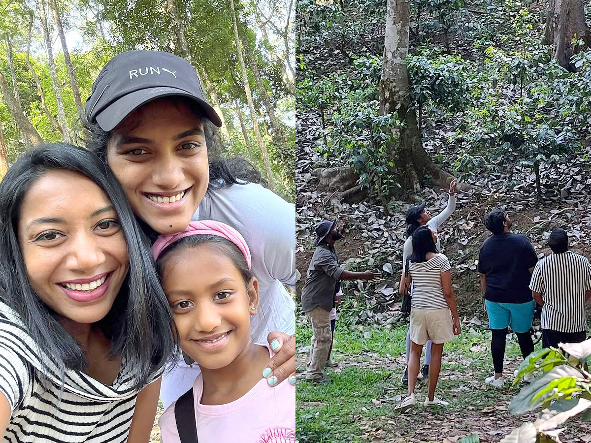PV Sindhu outing with husband Venkata Datta Sai  in the Coorg coffee plantation Photos1