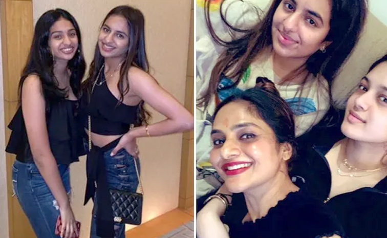 Have You Seen Roja Movie Actress Madhubala Daughters Photos5