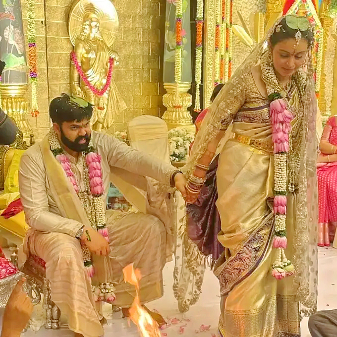 Tollywood Actress Abhinaya Wedding Photos Goes Viral17