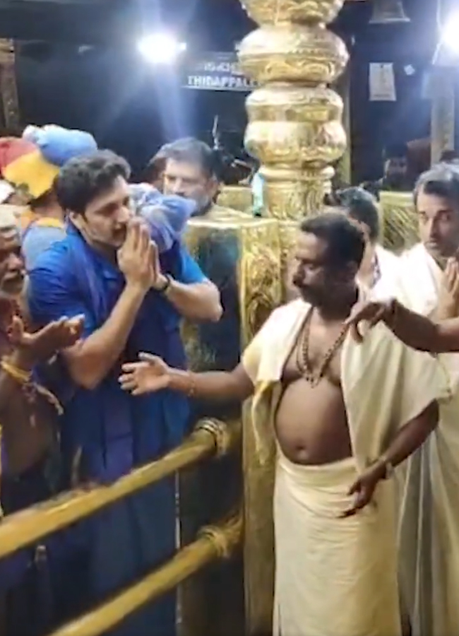 Karthi visits Sabarimala Ayyappa temple3