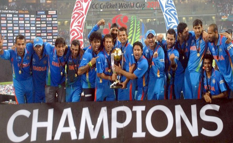 On This Day MS Dhonis Iconic Six Sealed Indias Historic 2011 World Cup Victory Photos7