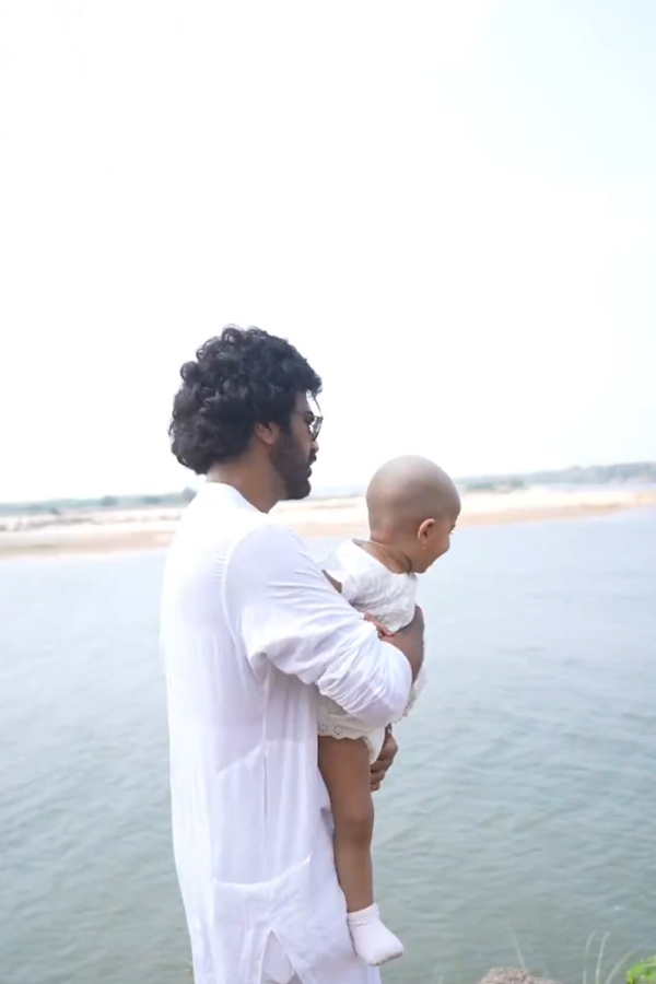 Sharwanand worships at Kanakadurgamma Temple in Vijayawada with family14