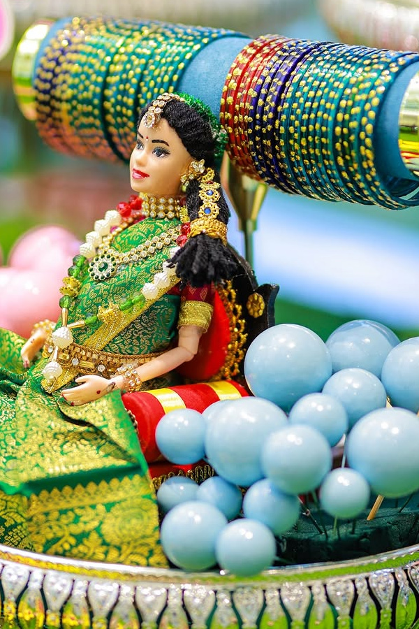 Thirumagal Actress Sangeetha shares precious moments from husband Redin Kingsleys baby shower Photos9