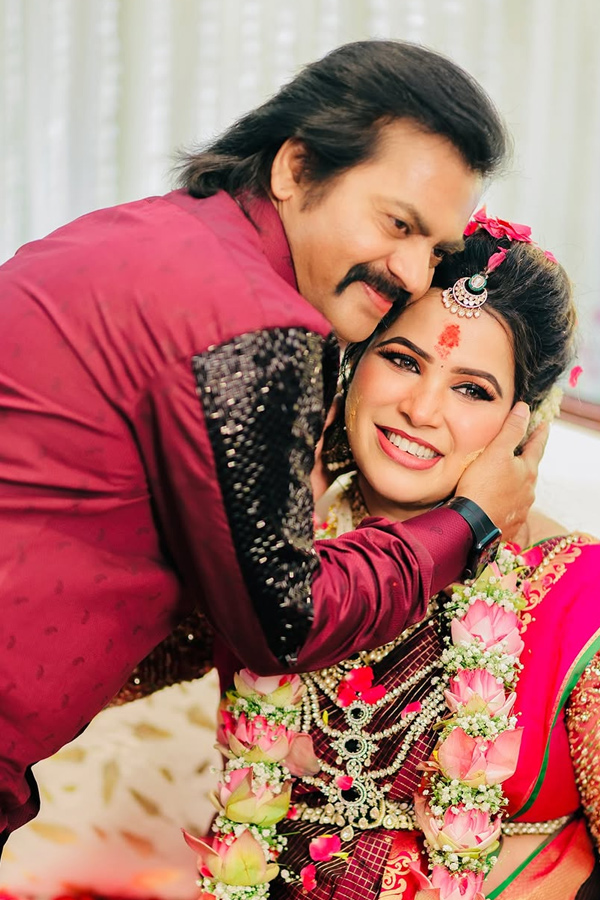 Thirumagal Actress Sangeetha shares precious moments from husband Redin Kingsleys baby shower Photos3