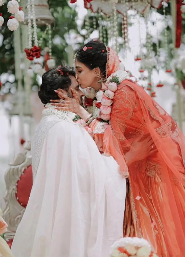 Bigg Boss Tamil 5 couple Pavani Reddy and Amir ADS Wedding photos goes viral10