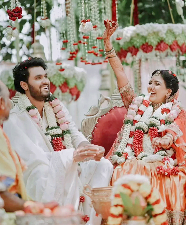 Bigg Boss Tamil 5 couple Pavani Reddy and Amir ADS Wedding photos goes viral17