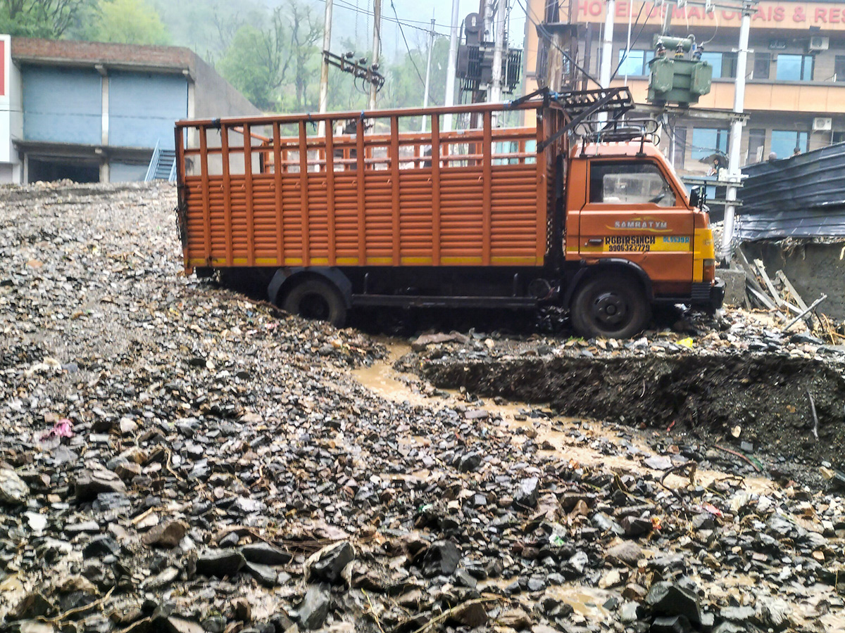 Heavy rain triggered flash floods in Ramban Photos21