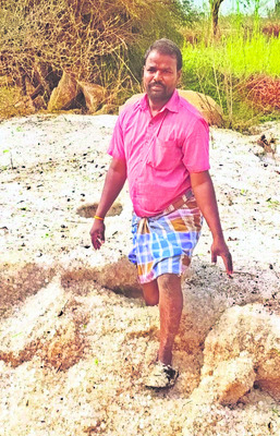 వడగండ్ల బీభత్సం.. పంటలకు నష్టం 2