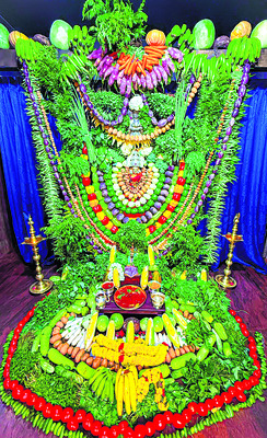 శాకంబరీ దేవికి అలంకారం 2