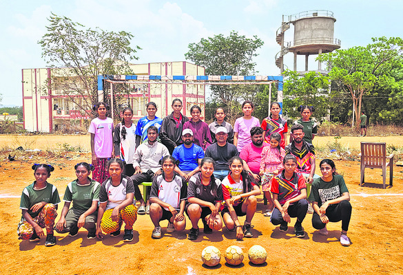 హ్యాండ్‌ బాల్‌ జిల్లా జట్ల ఎంపిక 1