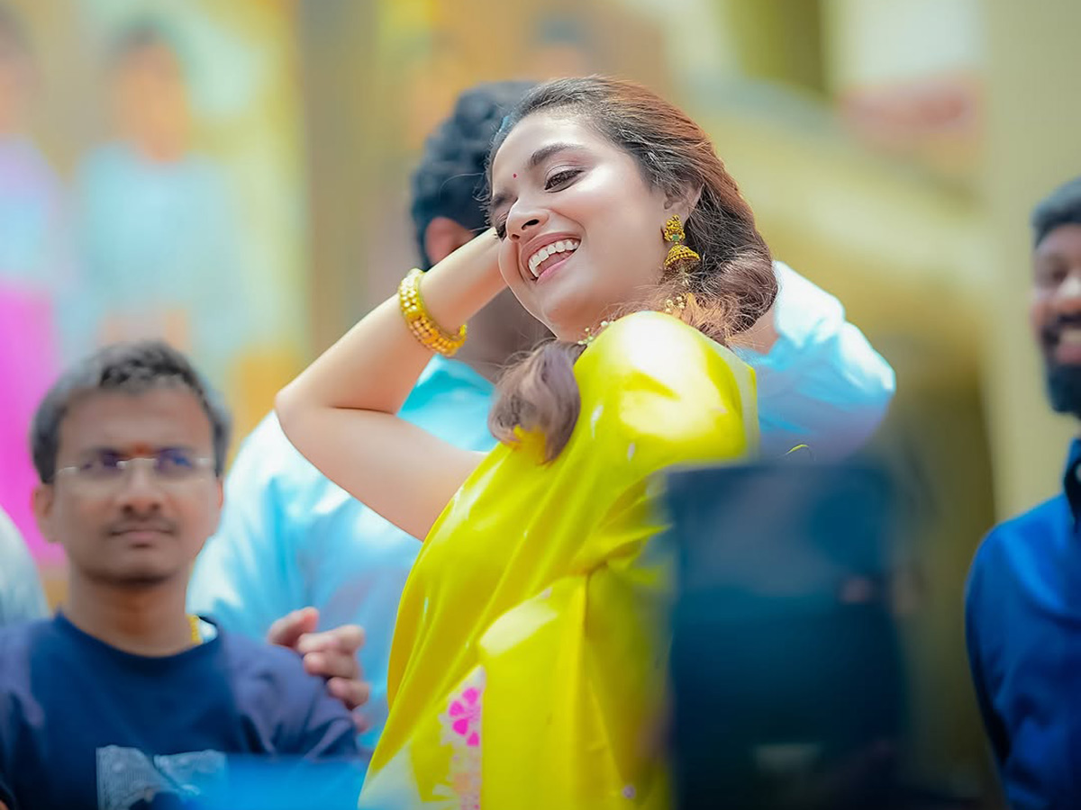 Actress Keerthy Suresh at Vijayawada Photos5