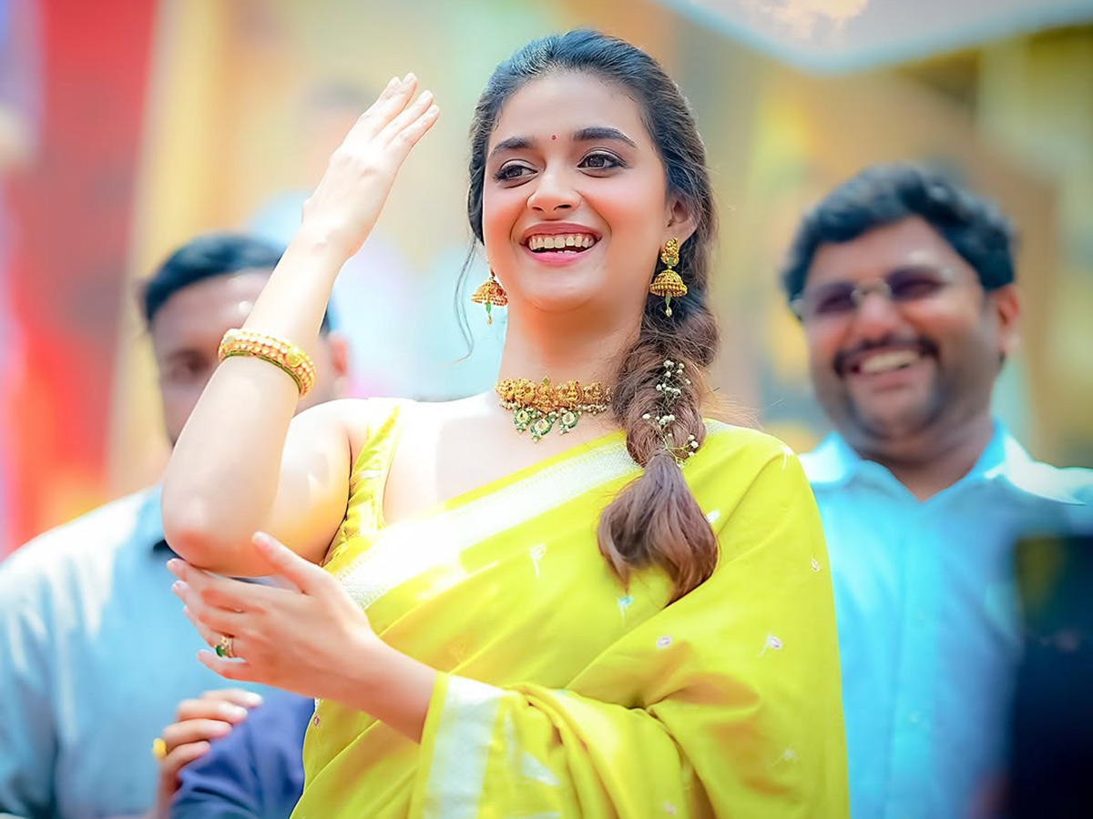 Actress Keerthy Suresh at Vijayawada Photos6