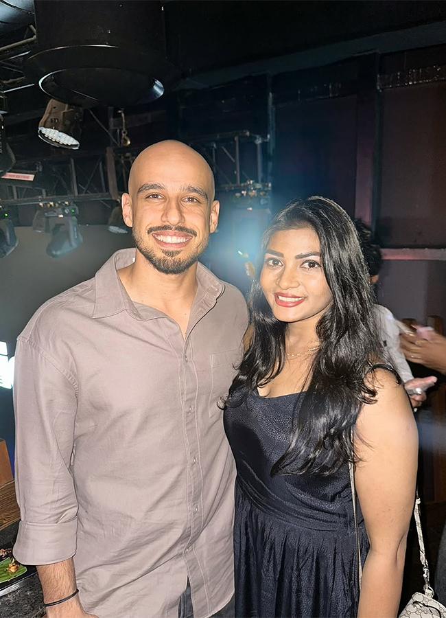 Actress Sowmya Janu in Sunrisers Hyderabad Team photos goes viral9