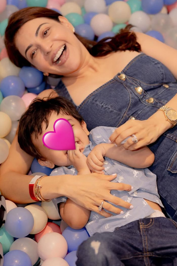 Kajal Aggarwal Son Neil Grand BirthDay Celebrations Photos6