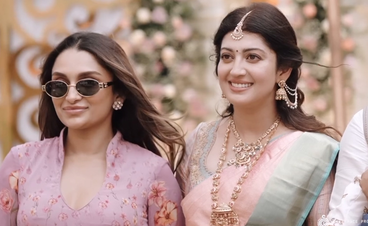 Pranitha Subhash Celebrates Son Naming Ceremony In Bangalore Photos12
