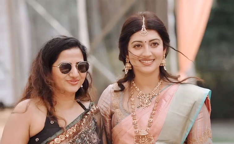 Pranitha Subhash Celebrates Son Naming Ceremony In Bangalore Photos14