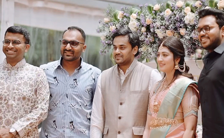 Pranitha Subhash Celebrates Son Naming Ceremony In Bangalore Photos15