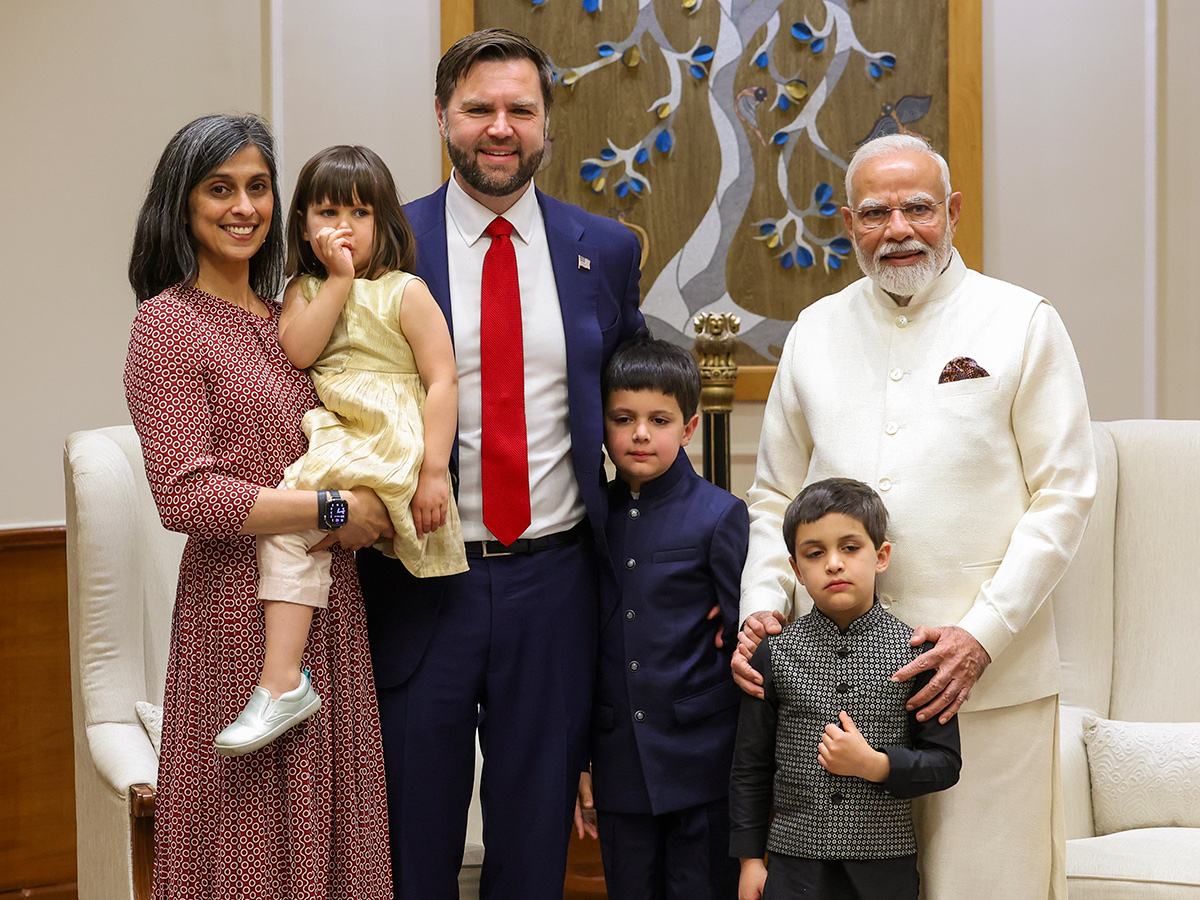 US Vice President JD Vance Arrives in New Delhi Photos21