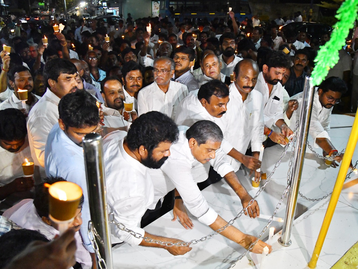 YSRCP candle light rally protest against pahalgam terror attack4