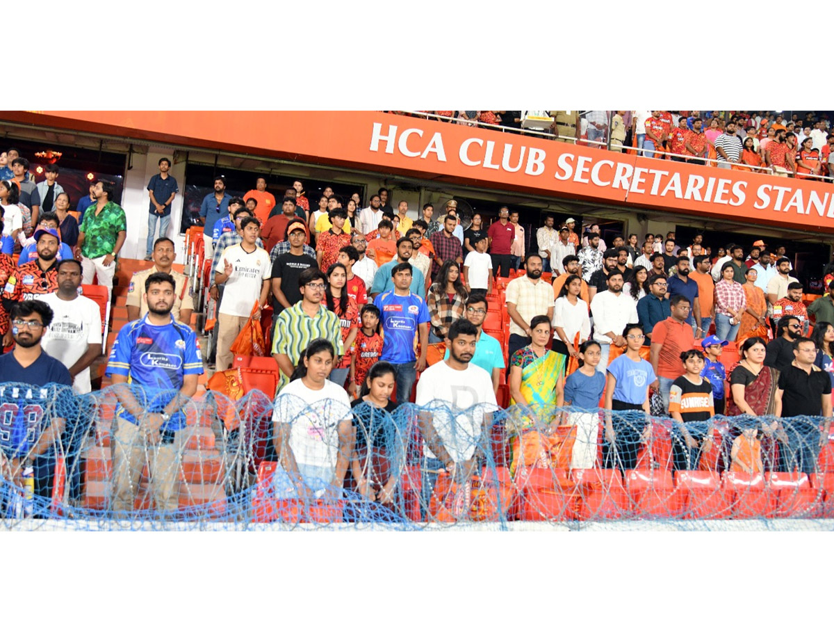 Celebrities In IPL Match At Hyderabad Uppal Cricket Stadium Photos19