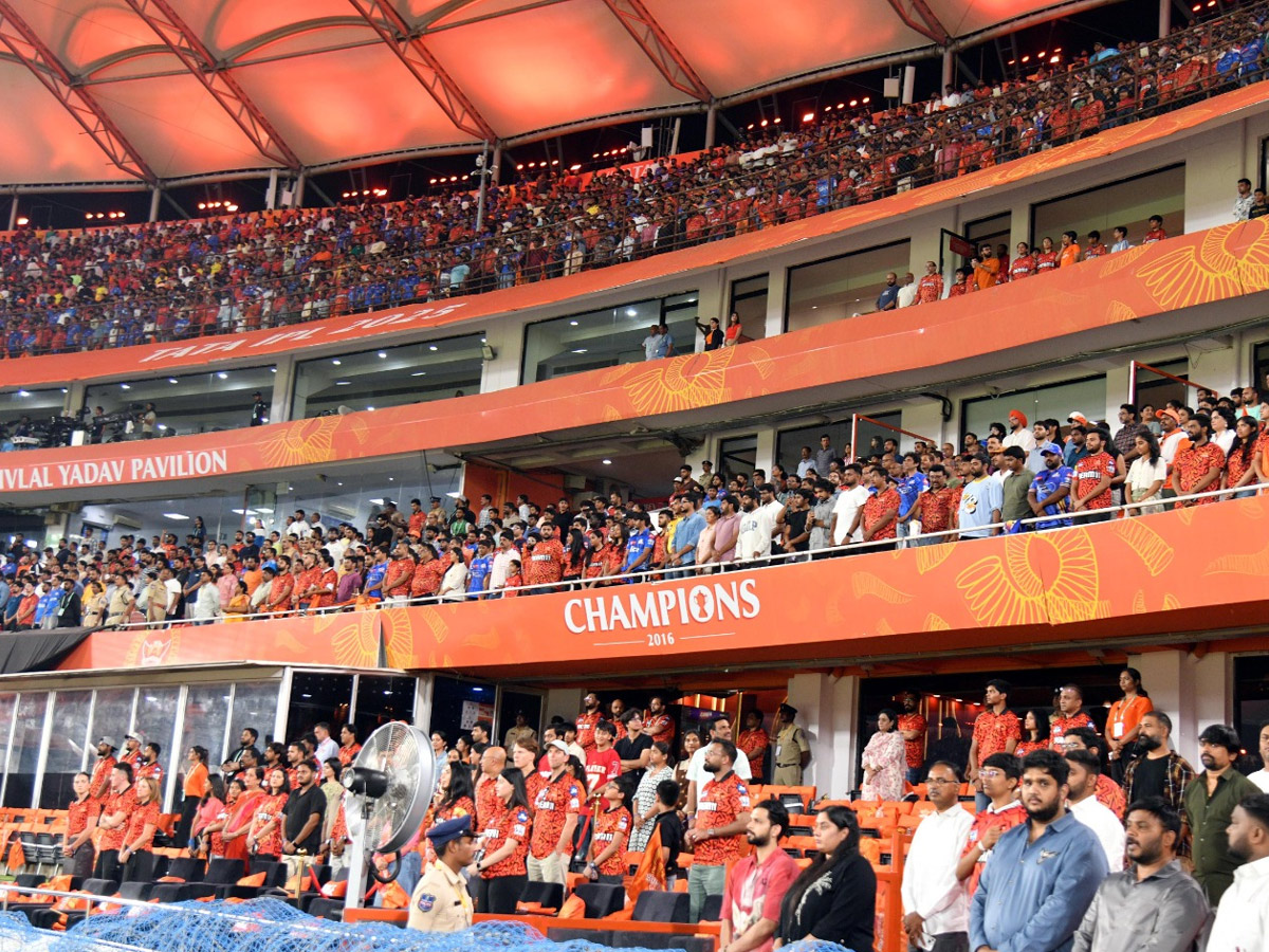 Celebrities In IPL Match At Hyderabad Uppal Cricket Stadium Photos20