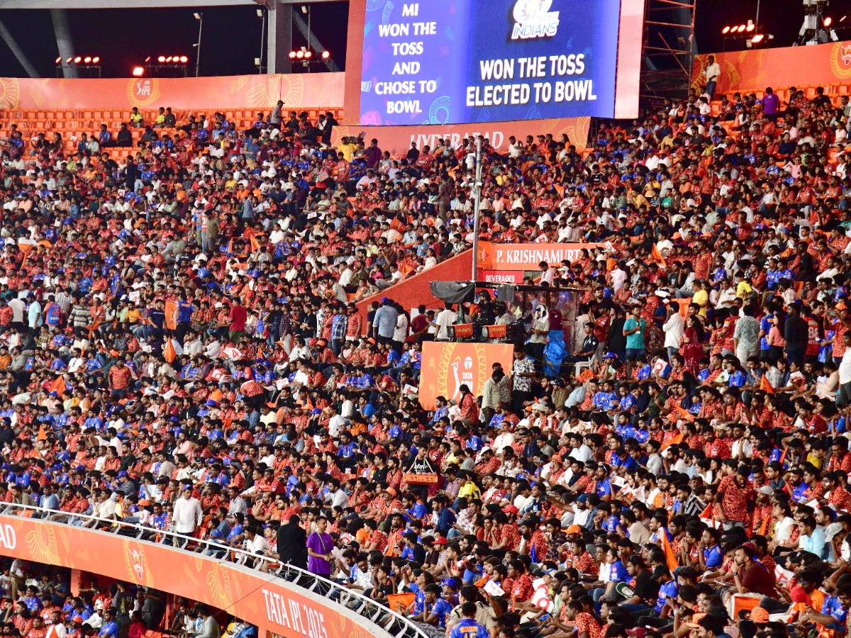 Celebrities In IPL Match At Hyderabad Uppal Cricket Stadium Photos29
