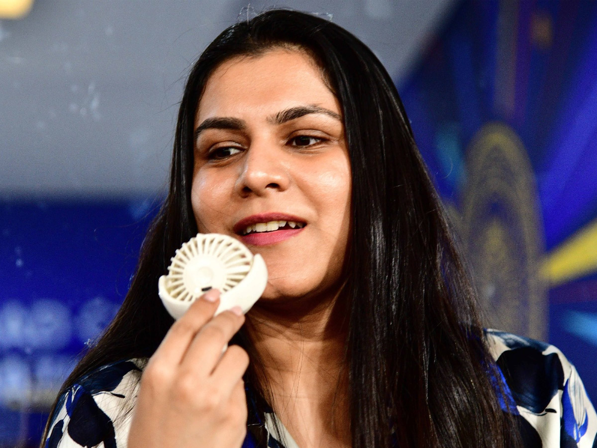Celebrities In IPL Match At Hyderabad Uppal Cricket Stadium Photos30