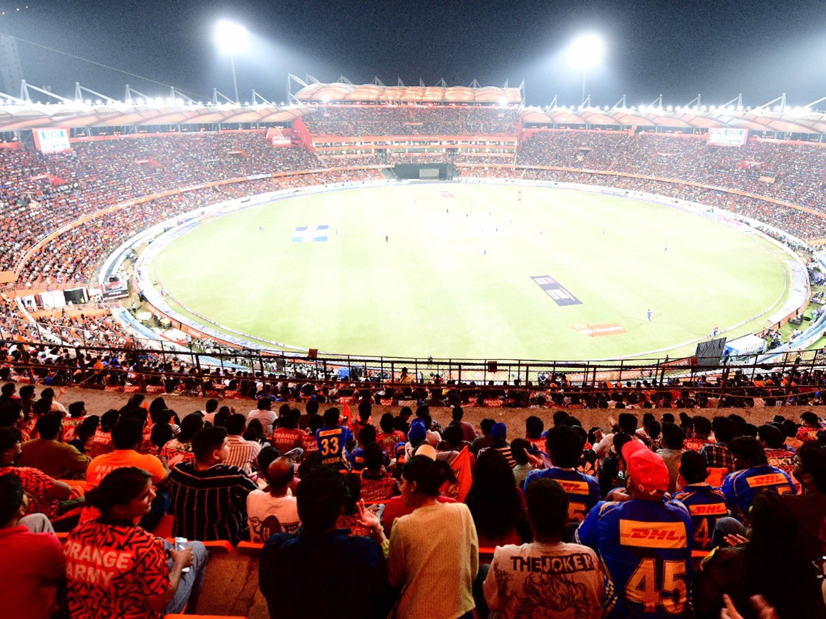 Celebrities In IPL Match At Hyderabad Uppal Cricket Stadium Photos3