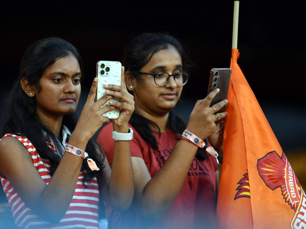 Celebrities In IPL Match At Hyderabad Uppal Cricket Stadium Photos37