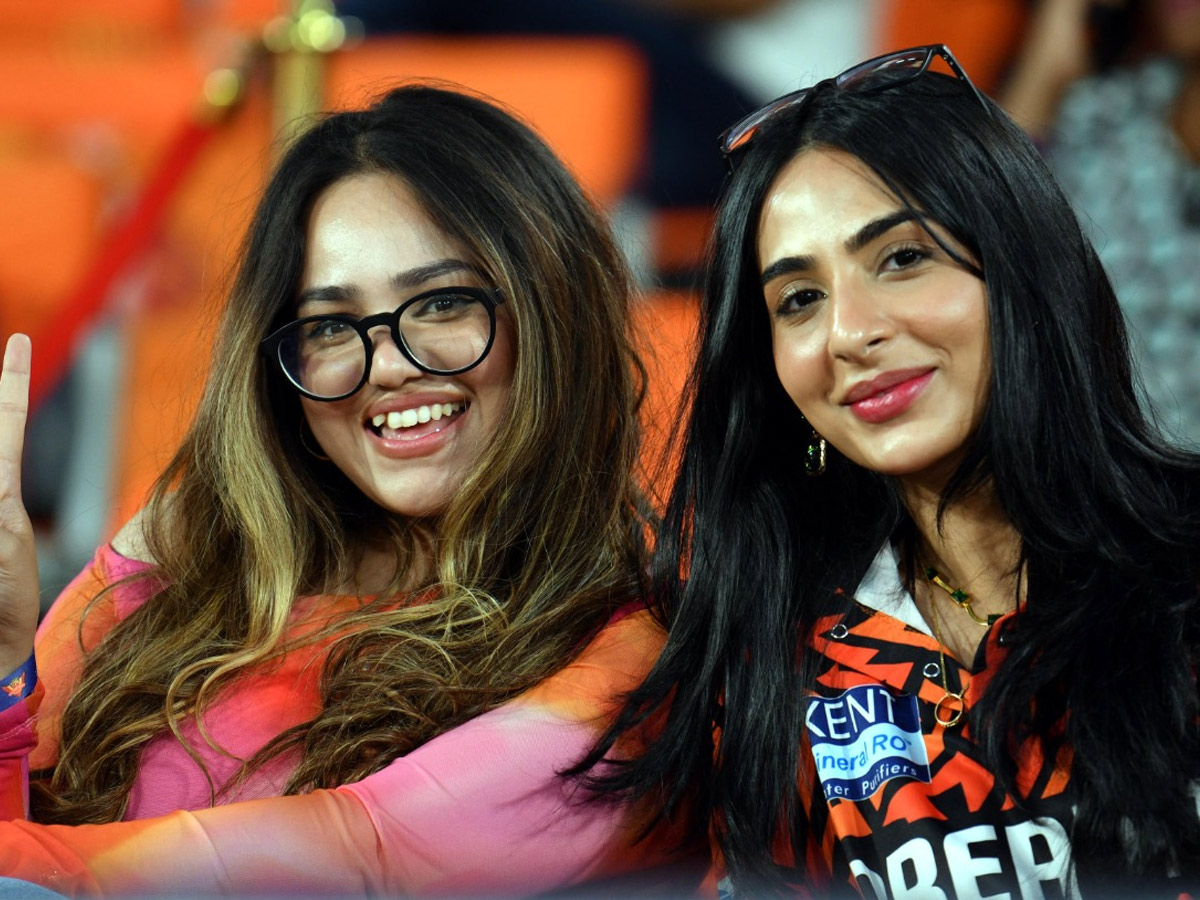 Celebrities In IPL Match At Hyderabad Uppal Cricket Stadium Photos9